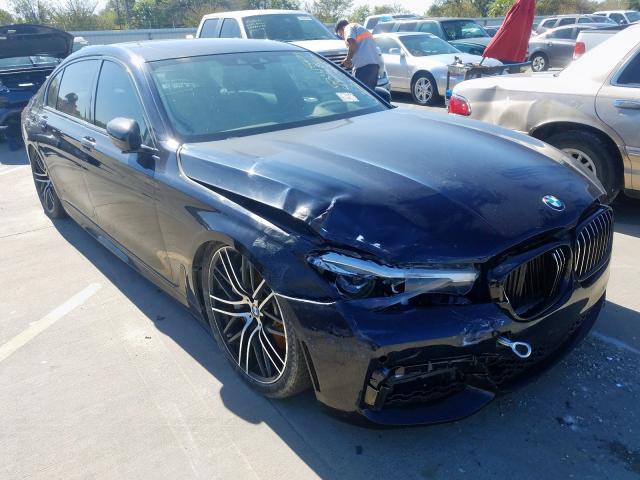 WBA7F2C56GG417296 - 2016 BMW 750 XI BLUE photo 1