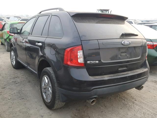 2FMDK3GC3BBA53883 - 2011 FORD EDGE SE BLACK photo 3