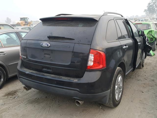 2FMDK3GC3BBA53883 - 2011 FORD EDGE SE BLACK photo 4