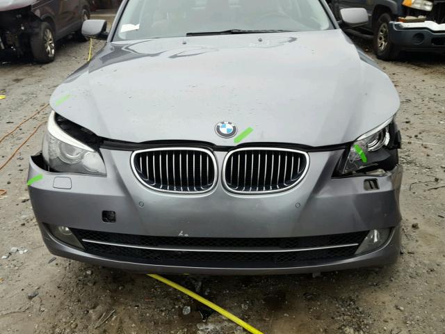 WBANW13598CZ73970 - 2008 BMW 535 I GRAY photo 7