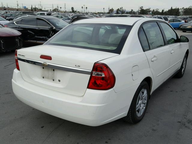 1G1ZS58F37F252638 - 2007 CHEVROLET MALIBU LS 白色 照片 4
