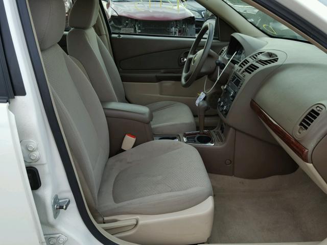 1G1ZS58F37F252638 - 2007 CHEVROLET MALIBU LS 白色 照片 5