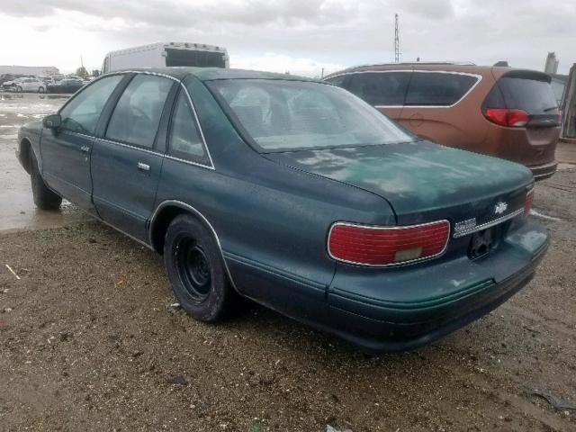 1G1BL52W8RR123237 - 1994 CHEVROLET CAPRICE CL BLUE photo 3