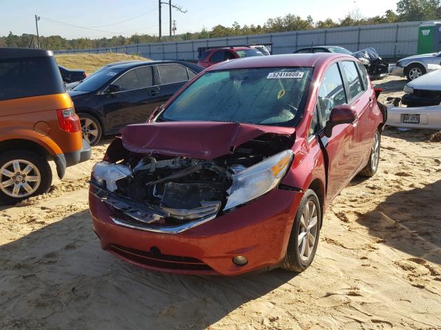 3N1CE2CP6EL424136 - 2014 NISSAN VERSA NOTE RED photo 2