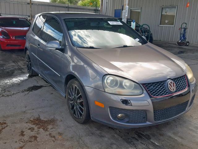 WVWFV71K07W017019 - 2007 VOLKSWAGEN NEW GTI FA GRAY photo 1