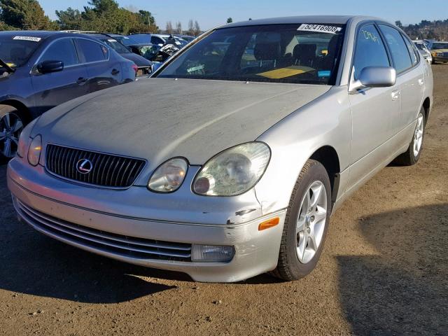 JT8BD69S140199827 - 2004 LEXUS GS 300 SILVER photo 2