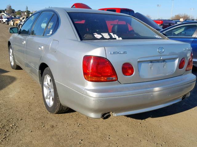 JT8BD69S140199827 - 2004 LEXUS GS 300 SILVER photo 3