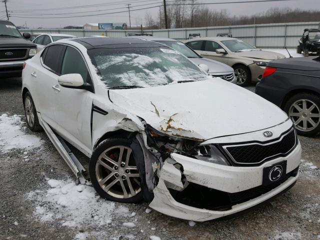 5XXGR4A6XDG121122 - 2013 KIA OPTIMA SX WHITE photo 1