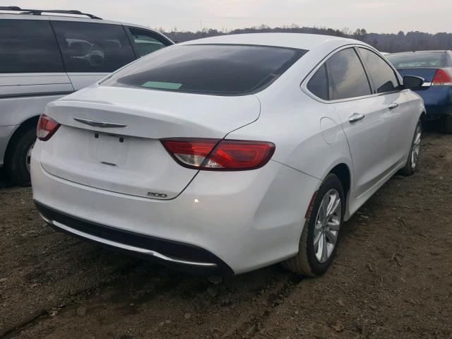 1C3CCCAB1FN655595 - 2015 CHRYSLER 200 LIMITE WHITE photo 4