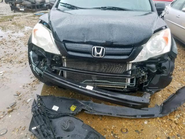 3CZRE38378G708112 - 2008 HONDA CR-V LX BLACK photo 9