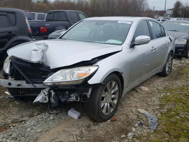 KMHGC46E59U017801 - 2009 HYUNDAI GENESIS 3. SILVER photo 2