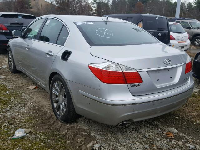 KMHGC46E59U017801 - 2009 HYUNDAI GENESIS 3. SILVER photo 3