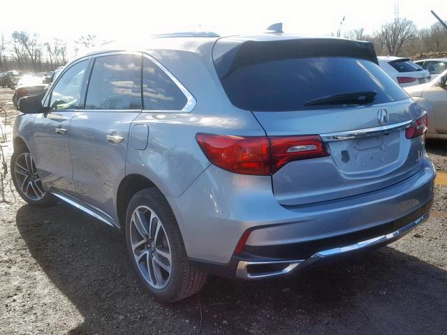 5FRYD4H91HB036759 - 2017 ACURA MDX ADVANC SILVER photo 3