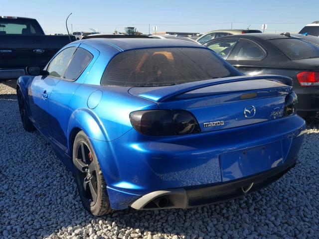 JM1FE173450160133 - 2005 MAZDA RX8 BLUE photo 3