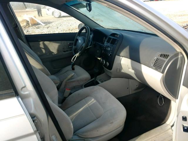 KNAFE121775408206 - 2007 KIA SPECTRA EX SILVER photo 5