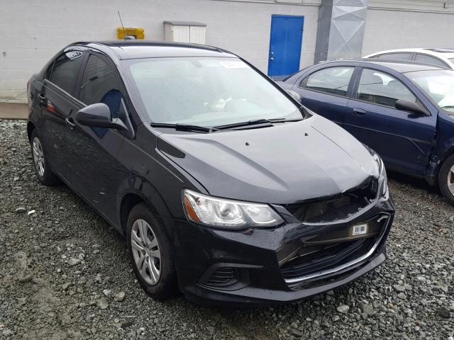 1G1JB5SH3H4177170 - 2017 CHEVROLET SONIC LS 黑色 照片 1