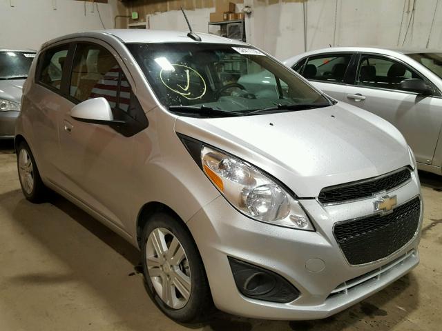 KL8CD6S9XDC582007 - 2013 CHEVROLET SPARK 1LT SILVER photo 1