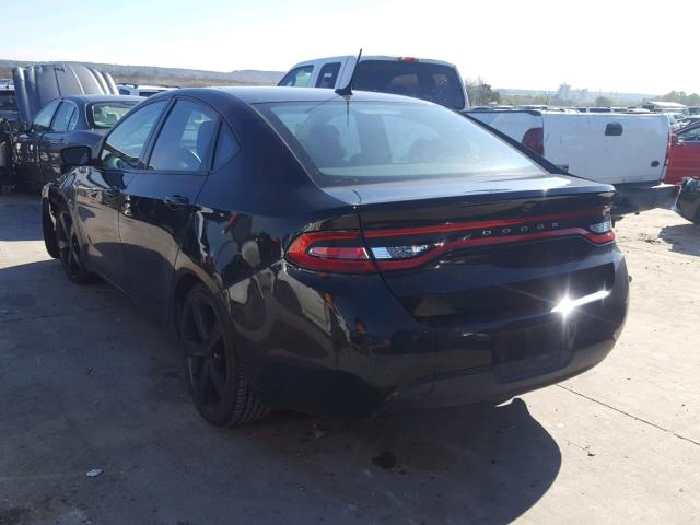 1C3CDFDH5ED830207 - 2014 DODGE DART SE AE BLACK photo 3