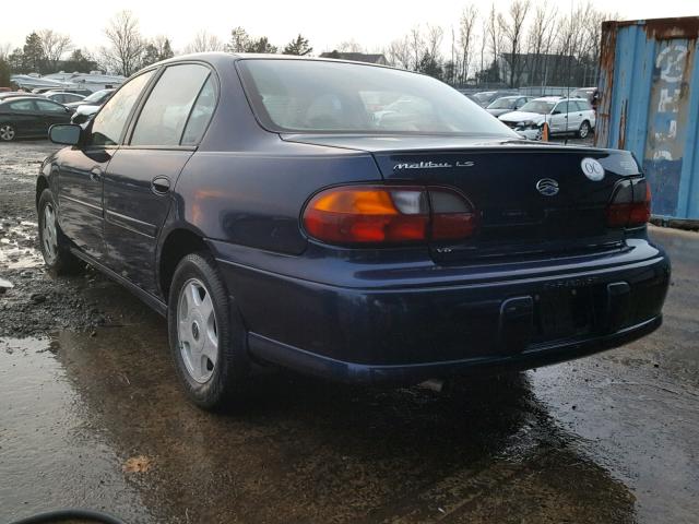 1G1NE52J316270910 - 2001 CHEVROLET MALIBU LS 蓝色 照片 3