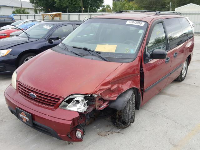 2FMZA514X3BB40588 - 2003 FORD WINDSTAR L RED photo 2