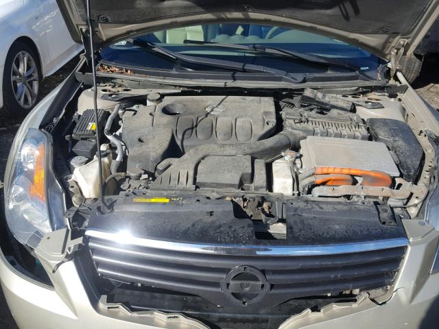 1N4CL21E99C107141 - 2009 NISSAN ALTIMA HYB GOLD photo 7