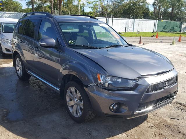 JA4JT3AW8BU027629 - 2011 MITSUBISHI OUTLANDER GRAY photo 1