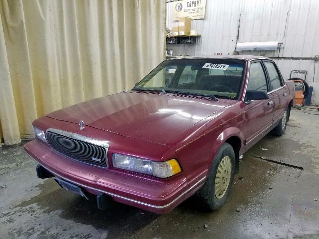 1G4AG55M8T6420739 - 1996 BUICK CENTURY SP MAROON photo 2