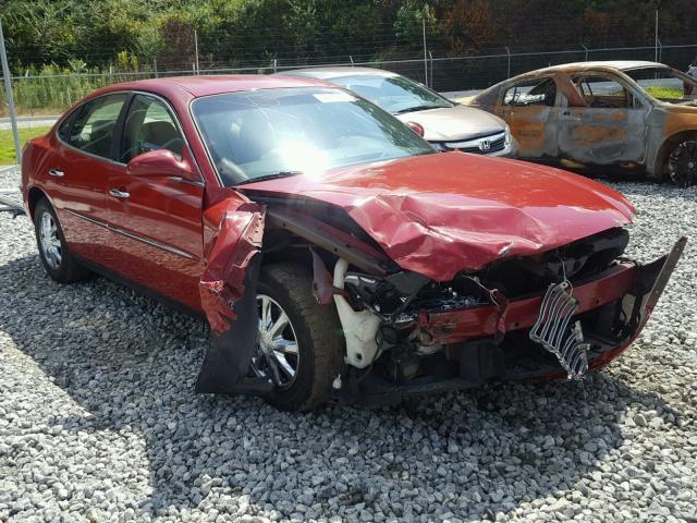 2G4WC582981191868 - 2008 BUICK LACROSSE C RED photo 1