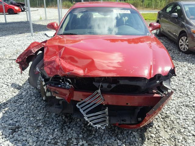 2G4WC582981191868 - 2008 BUICK LACROSSE C RED photo 9