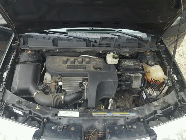 1G8AK55B57Z142916 - 2007 SATURN ION LEVEL BLACK photo 7