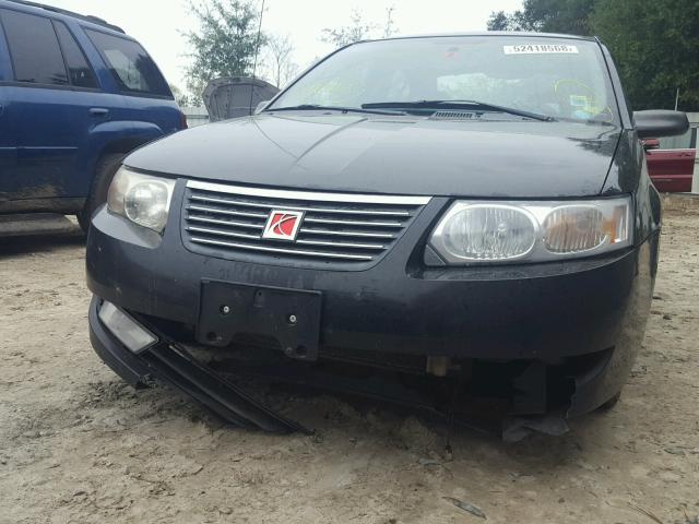 1G8AK55B57Z142916 - 2007 SATURN ION LEVEL BLACK photo 9
