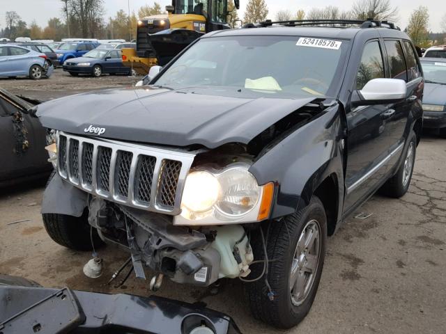 1J8HR68276C121674 - 2006 JEEP GRAND CHER BLACK photo 2