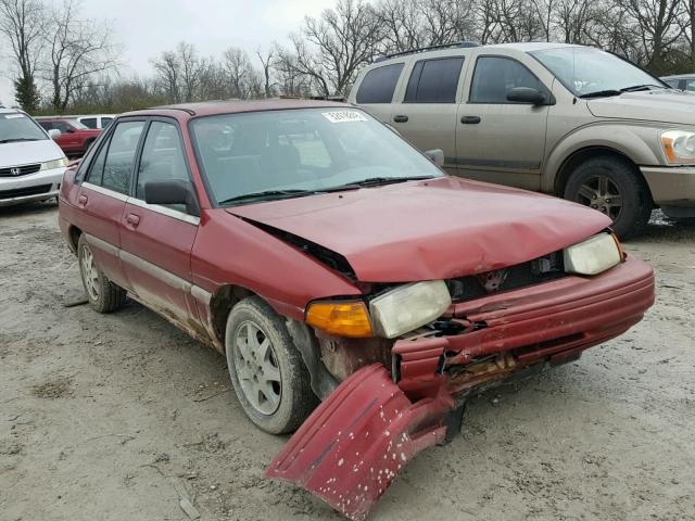 1FASP14J8TW147235 - 1996 FORD ESCORT LX MAROON photo 1