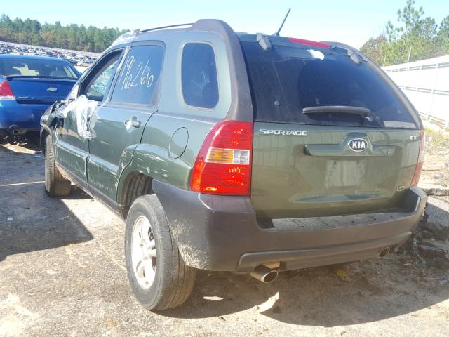 KNDJF723167214370 - 2006 KIA NEW SPORTA GREEN photo 3