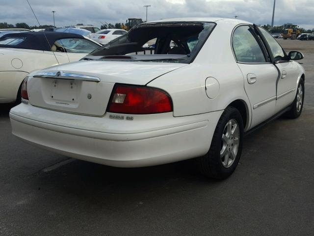 1MEFM50U52A653191 - 2002 MERCURY SABLE GS WHITE photo 4