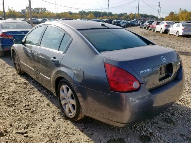 1N4BA41E64C899075 - 2004 NISSAN MAXIMA SE GRAY photo 3