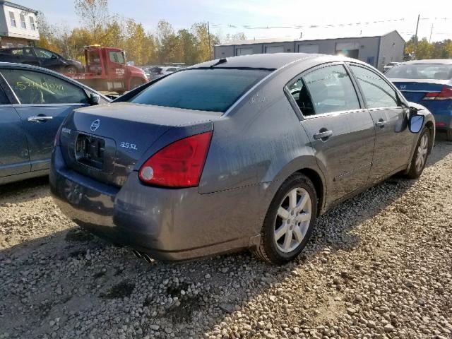 1N4BA41E64C899075 - 2004 NISSAN MAXIMA SE GRAY photo 4