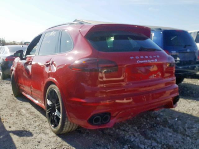 WP1AC2A26GLA85232 - 2016 PORSCHE CAYENNE TU RED photo 3