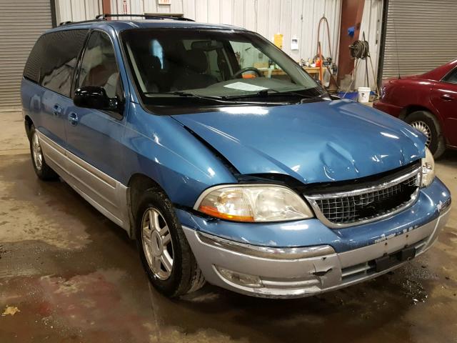 2FMZA56403BB79909 - 2003 FORD WINDSTAR S BLUE photo 1