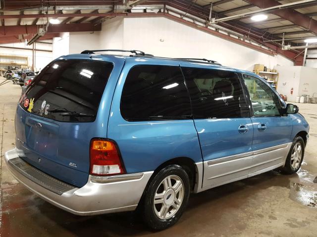 2FMZA56403BB79909 - 2003 FORD WINDSTAR S BLUE photo 4