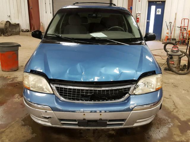 2FMZA56403BB79909 - 2003 FORD WINDSTAR S BLUE photo 9