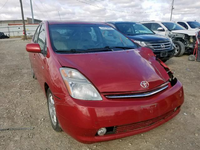 JTDKB20U783326051 - 2008 TOYOTA PRIUS RED photo 1