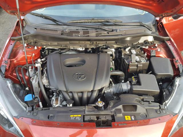 3MYDLBZV1GY102640 - 2016 TOYOTA SCION IA RED photo 7