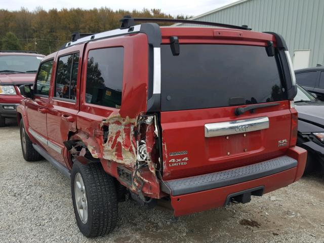 1J8HG58236C245750 - 2006 JEEP COMMANDER Qırmızı foto 3