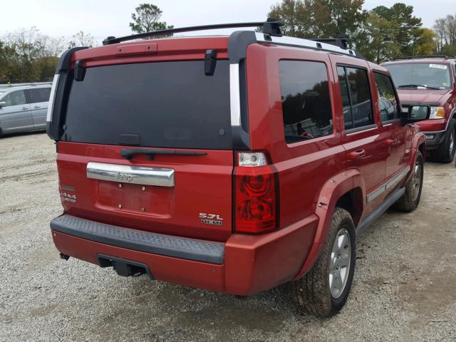 1J8HG58236C245750 - 2006 JEEP COMMANDER Qırmızı foto 4
