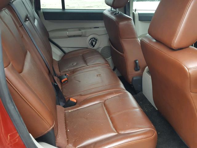 1J8HG58236C245750 - 2006 JEEP COMMANDER Qırmızı foto 6