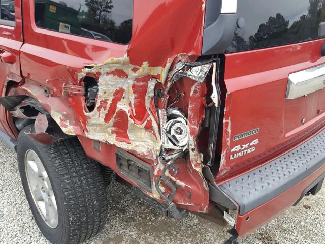1J8HG58236C245750 - 2006 JEEP COMMANDER Qırmızı foto 9