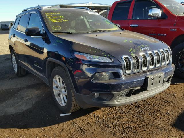 1C4PJMCS9FW550559 - 2015 JEEP CHEROKEE L BLUE photo 1