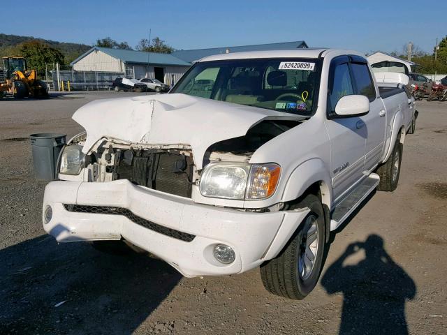 5TBDT48196S540474 - 2006 TOYOTA TUNDRA DOU WHITE photo 2