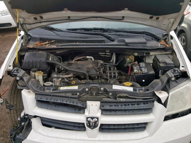 1D8HN44H28B113736 - 2008 DODGE GRAND CARA WHITE photo 7